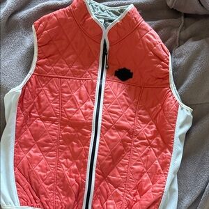 Cooling Vest - Coral and White